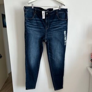 NWT American Eagle Indigo Next Level High-Waisted Jeggings